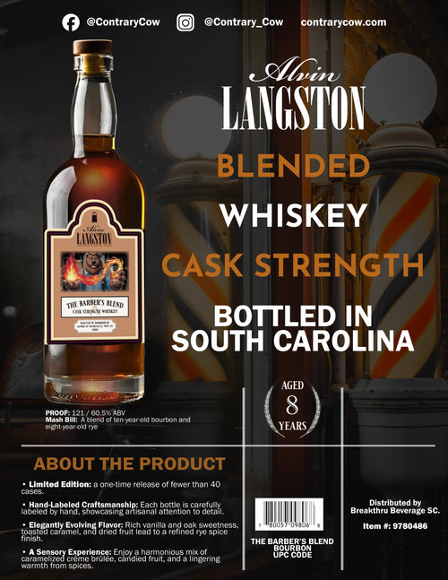 Alvin Langston Cask Strength Barber's Blend