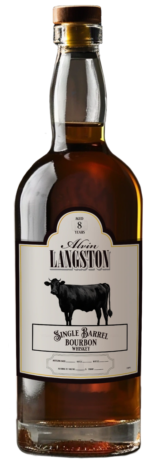 Alvin Langston 8-Year Single Barrel Cask Strength Bourbon