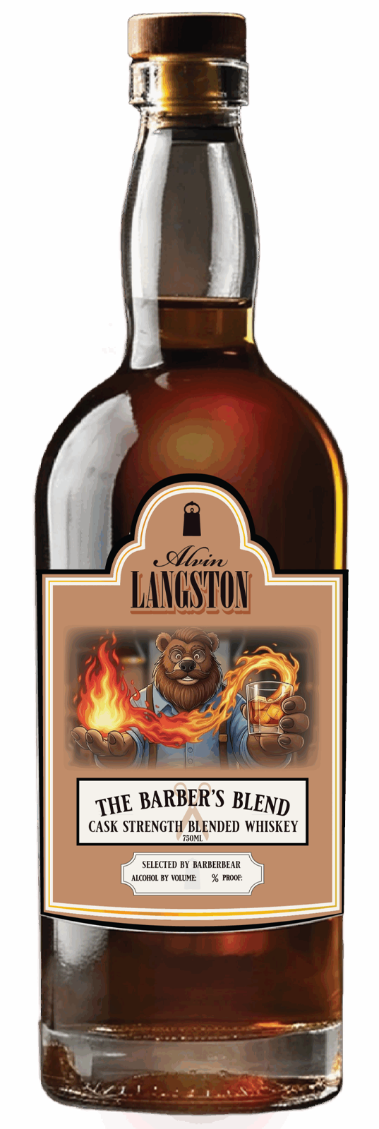 Alvin Langston Cask Strength Barber's Blend