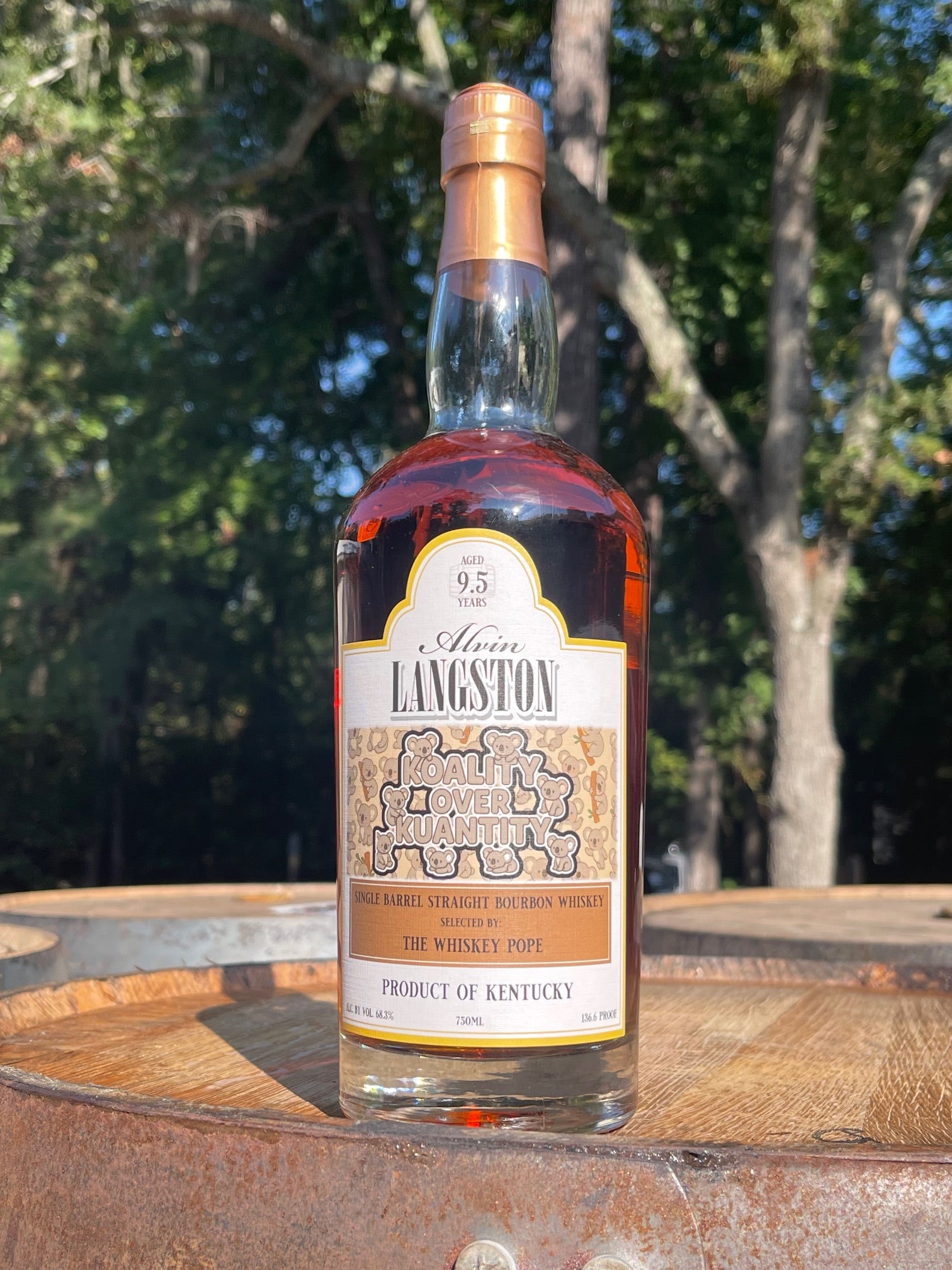 Alvin Langston Single Barrel "Kuality over Kuantity"