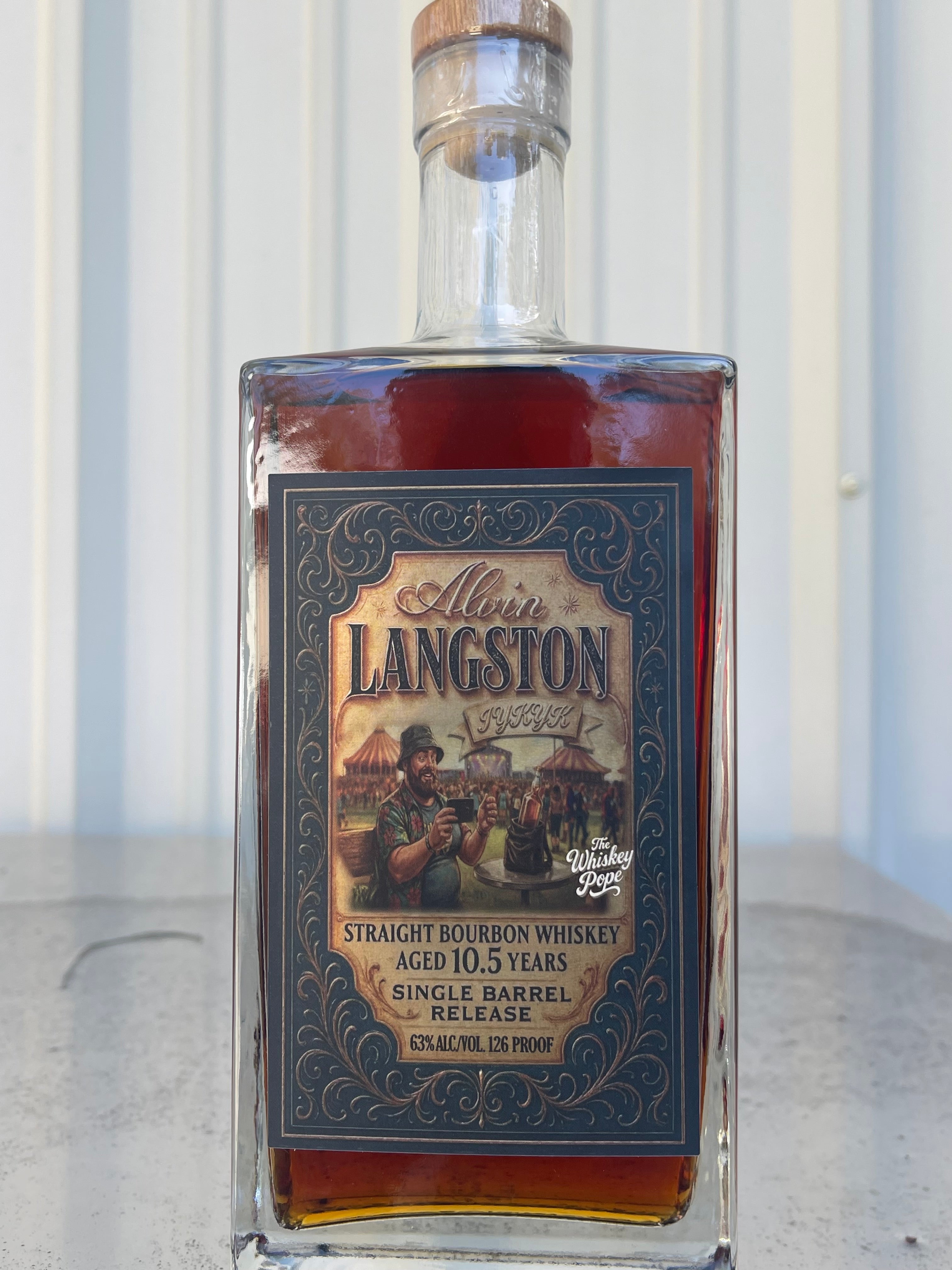Alvin Langston "IYKYK" Single Barrel: Selected by Whiskey Pope